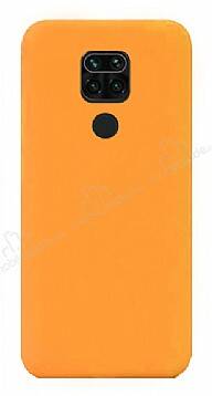 Eiroo Lansman Xiaomi Redmi Note 9 Turuncu Silikon Kılıf - 1