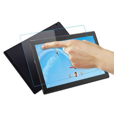 Eiroo Lenovo Tab M10 Plus 3.Nesil Tempered Glass Tablet Cam Ekran Koruyucu - 2