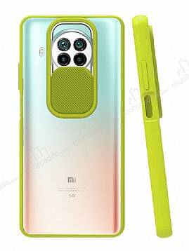 Eiroo Lens Series Xiaomi Mi 10T Lite Sarı Silikon Kılıf - 1