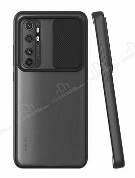 Eiroo Lens Series Xiaomi Mi Note 10 Lite Siyah Silikon Kılıf - 1