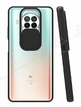 Eiroo Lens Series Xiaomi Redmi Note 9 Pro 5G Siyah Silikon Kılıf - 1