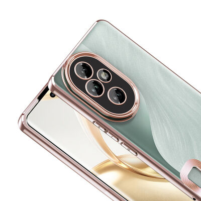 Eiroo Luxury Clear Honor 200 Kamera Korumalı Silikon Kılıf - 10