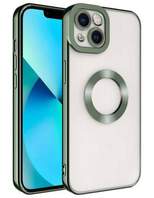 Eiroo Luxury Clear iPhone 14 Kamera Korumalı Silikon Kılıf - 4