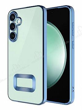 Eiroo Luxury Clear Samsung Galaxy A05s Kamera Korumalı Sierra Mavi Silikon Kılıf - 1