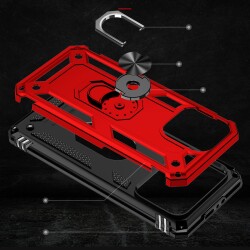 Eiroo Magnet Ring iPhone 15 Pro Max Ultra Koruma Kılıf - 13