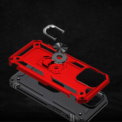 Eiroo Magnet Ring iPhone 16 Pro Max Ultra Koruma Kılıf - 3