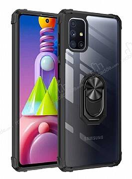 Eiroo Magnetics Samsung Galaxy M51 Ultra Koruma Siyah Kılıf - 1