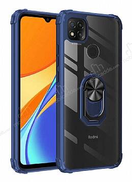 Eiroo Magnetics Xiaomi Redmi 9C Ultra Koruma Lacivert Kılıf - 1