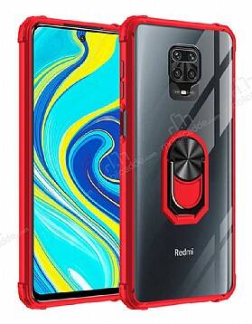 Eiroo Magnetics Xiaomi Redmi Note 9 Pro Ultra Koruma Kırmızı Kılıf - 1