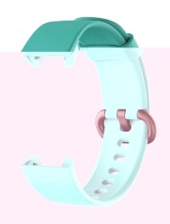 Eiroo Xiaomi Mi Watch Lite Turkuaz Silikon Kordon - 1