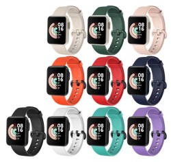 Eiroo Xiaomi Mi Watch Lite Turkuaz Silikon Kordon - 3