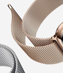 Eiroo Milanese Loop Apple Watch Metal Kordon ( 38 mm ) - 2