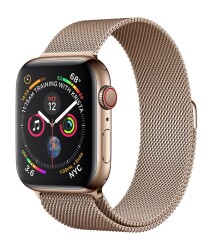 Eiroo Milanese Loop Apple Watch Metal Kordon ( 38 mm ) - 1