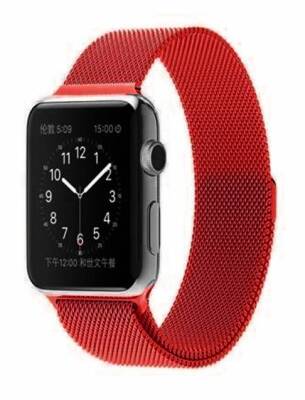 Eiroo Milanese Loop Apple Watch Metal Kordon ( 38 mm ) - 4