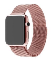 Eiroo Milanese Loop Apple Watch Metal Kordon ( 38 mm ) - 7