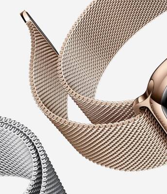 Eiroo Milanese Loop Apple Watch Metal Kordon ( 40 mm ) - 10