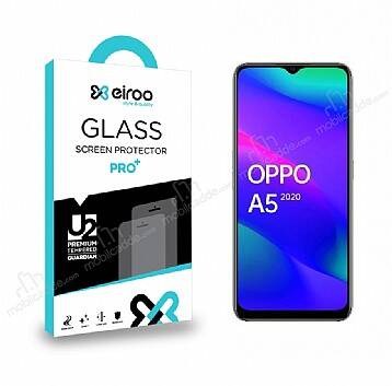 Eiroo Oppo A5 2020 Tempered Glass Cam Ekran Koruyucu - 1