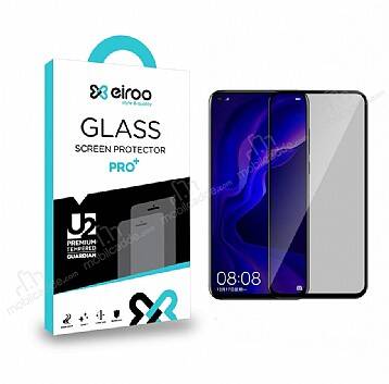 Eiroo Oppo A72 Full Privacy Tempered Glass Cam Ekran Koruyucu - 1