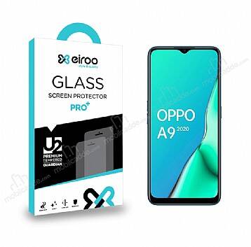 Eiroo Oppo A9 2020 Tempered Glass Cam Ekran Koruyucu - 1