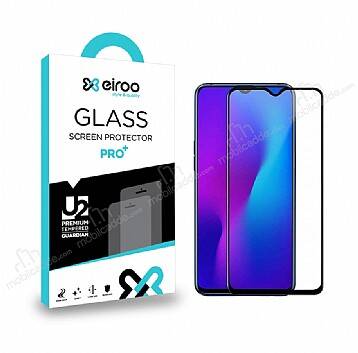 Eiroo Oppo A9 2020 Tempered Glass Full Siyah Cam Ekran Koruyucu - 1