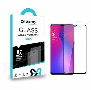 Eiroo Oppo AX7 / Oppo A5s Tempered Glass Full Siyah Cam Ekran Koruyucu - 1