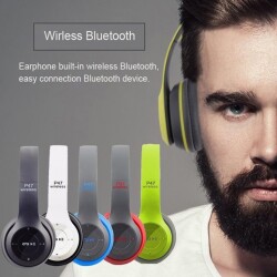 Eiroo P47 Bluetooth Kulaküstü Siyah Kulaklık - 2