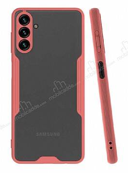 Eiroo Painted Samsung Galaxy A04s Kamera Korumalı Pembe Kılıf - 1