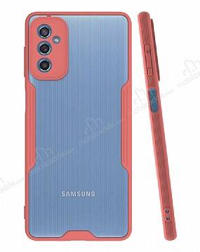 Eiroo Painted Samsung Galaxy M52 5G Pembe Silikon Kılıf - 1