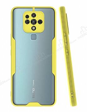 Eiroo Painted Tecno Camon 16 Kamera Korumalı Sarı Kılıf - 1