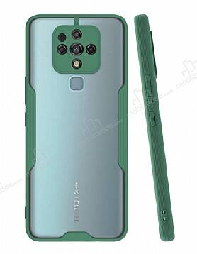 Eiroo Painted Tecno Camon 16 Kamera Korumalı Yeşil Kılıf - 1