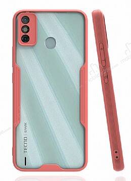 Eiroo Painted Tecno Spark 6 Go Kamera Korumalı Pembe Kılıf - 1