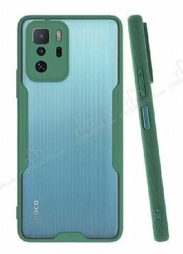 Eiroo Painted Xiaomi Poco X3 GT Kamera Korumalı Yeşil Kılıf - 1