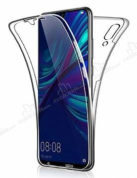 Eiroo Protection Huawei Y9 Prime 2019 360 Derece Koruma Şeffaf Silikon Kılıf - 1