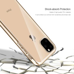 Eiroo Protection iPhone 11 Pro 360 Derece Koruma Şeffaf Silikon Kılıf - 3