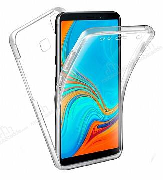 Eiroo Protection Samsung Galaxy A20 / A30 360 Derece Koruma Şeffaf Silikon Kılıf - 1