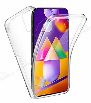 Eiroo Protection Samsung Galaxy M30S 360 Derece Koruma Şeffaf Silikon Kılıf - 1