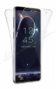 Eiroo Protection Samsung Galaxy S9 360 Derece Koruma Şeffaf Silikon Kılıf - 1