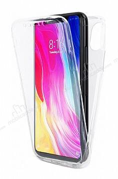 Eiroo Protection Xiaomi Mi 8 360 Derece Koruma Şeffaf Silikon Kılıf - 1