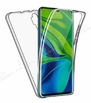 Eiroo Protection Xiaomi Mi Note 10 360 Derece Koruma Şeffaf Silikon Kılıf - 1