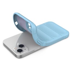 Eiroo Puffer iPhone 15 Silikon Kılıf - 31