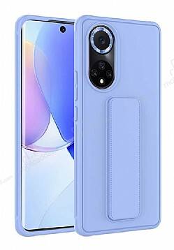 Eiroo Qstand Huawei nova 9 Lila Silikon Kılıf - 1