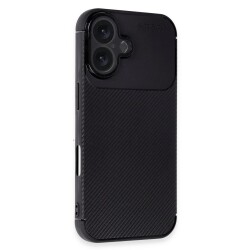 Eiroo Rugged Carbon iPhone 16 Silikon Kılıf - 5