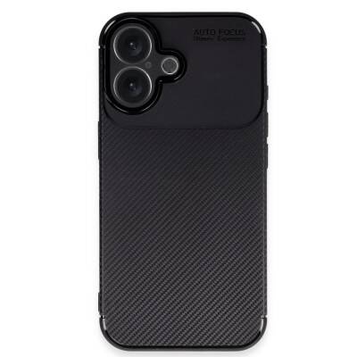 Eiroo Rugged Carbon iPhone 16 Silikon Kılıf - 6