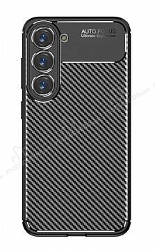 Eiroo Rugged Carbon Samsung Galaxy S23 Plus Siyah Silikon Kılıf - 1