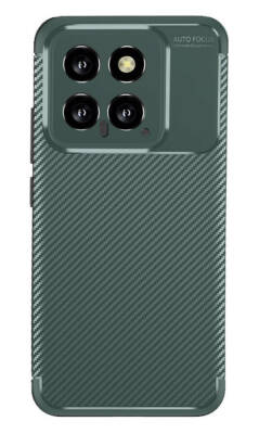 Eiroo Rugged Carbon Xiaomi 14T Silikon Kılıf - 5