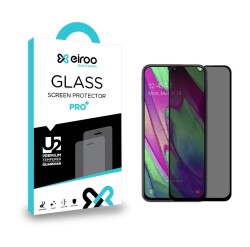 Eiroo Samsung Galaxy A10S Full Privacy Tempered Glass Cam Ekran Koruyucu - 1