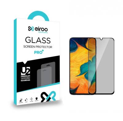 Eiroo Samsung Galaxy A31 Full Privacy Tempered Glass Cam Ekran Koruyucu - 1