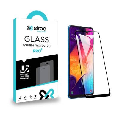 Eiroo Samsung Galaxy A50 Tempered Glass Full Cam Ekran Koruyucu - 1