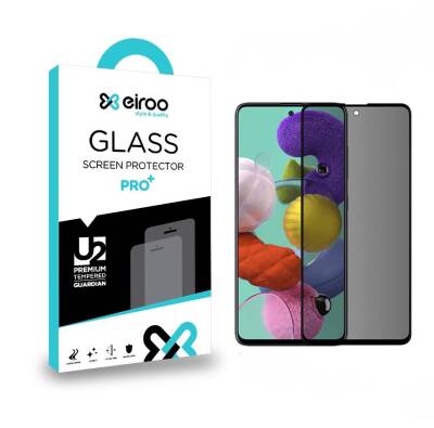 Eiroo Samsung Galaxy A54 Full Privacy Tempered Glass Cam Ekran Koruyucu - 1