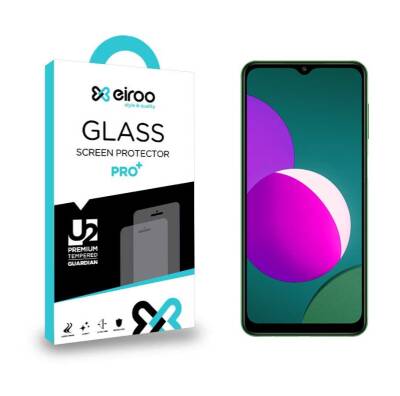 Eiroo Samsung Galaxy M12 Tempered Glass Cam Ekran Koruyucu - 1